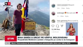 MAIA SANDU A URCAT PE VARFUL MOLDOVEANU_Stiri B1_2 august 2021