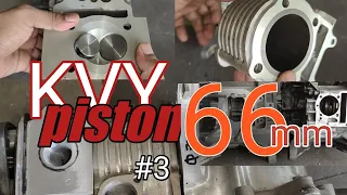 PROSES KVY Piston 66mm tahap 3 | welding aluminium | brazing aluminium