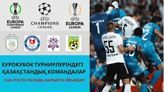 Еурокубок турнирлеріндегі қазақстандық командалар!!!