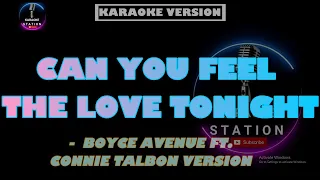 Can You Feel The Love Tonight - Elton John (Boyce Avenue ft. Connie Talbot cover) KARAOKE VERSION