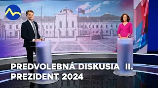 Prezident 2024: Predvolebná diskusia II. | Matovič vs. Harabin
