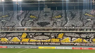 MOSAICO ESPETACULAR DA TORCIDA DO BOTAFOGO CONTRA LDU NA LIBERTADORES