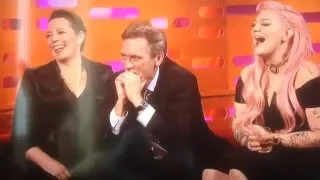 Secondary school teacher tells a funny story about falling over on the Red Chair Graham Norton Show