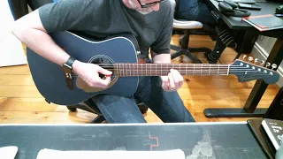 Some sweet blues - Fender Malibu test run