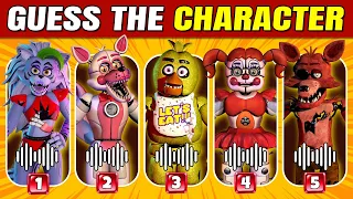 Guess The FNAF Character by Voice & Emoji - Fnaf Quiz  Five Nights At Freddys| Freddy, Chica, Foxy