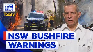 Bega Valley bushfire remains out of control despite rain | 9 News Australia