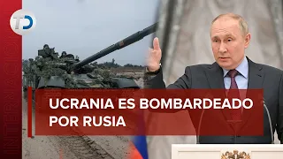 Vladimir Putin ordena operación militar en Ucrania