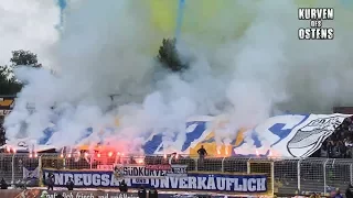 FC Carl Zeiss Jena 2:1 FC Rot-Weiß Erfurt 08.10.2017 | Choreos, Pyro & Support