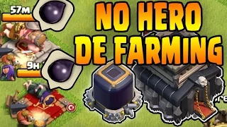 3 NO HERO DE FARMING METHODS - Easy TH9 Dark Elixir Farming Armies - Clash of Clans