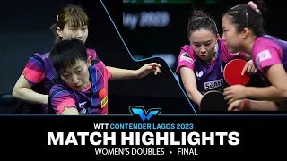 Jeon Jihee/Shin Yubin vs Liu Weishan/Fan Siqi | WD Final | WTT Contender Lagos 2023