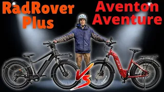 Rad Power Bikes RadRover 6 Plus vs Aventon Aventure | What Fat Tire Ebike is Best for You?