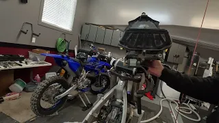 2017 YZ450F Engine Removal (part 1 of 4)