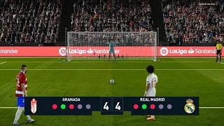 Granada vs Real Madrid | Penalty Shootout | PES 2020 Gameplay La Liga