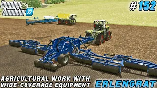 Employing Wide-Coverage Machinery for Agricultural Work | Erlengrat Farm | FS 22 | Timelapse #152