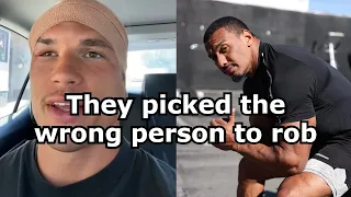 Gym bro gets stabbed and goes back to gym