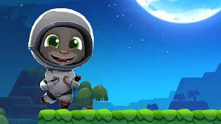 Talking Tom Splash Force Jugle Village Astronaut Tom vs Roy Raccoon Gameplay Android ios