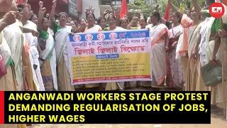 'Regularize our jobs, increase wages': Jorhat's Anganwadi workers' message to CM Himanta Biswa Sarma