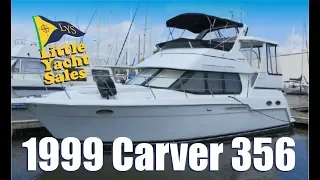 SOLD!!! 1999 Carver 356 motor yacht for sale at Little Yacht Sales, Kemah Texas