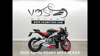 2023 Aprilia RS660 walkaround video V5382