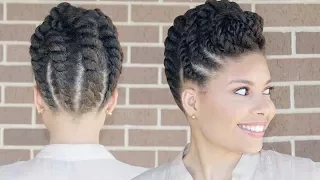 Flat Twist Updo | Protective Style