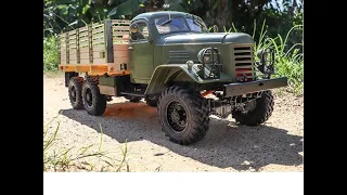 KING KONG RC 1/12 CA30 6x6 Unboxing - Zsil ZIL 157 Millitary Truck