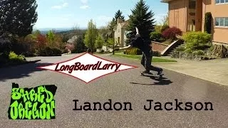 Landon Jackson on the Longboard Larry Manatee
