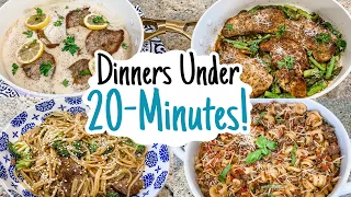 5 TASTY 20 MINUTE RECIPES! QUICK & EASY DINNER IDEAS | WHAT'S FOR DINNER? | JULIA PACHECO