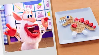 Booba ⭐ Waffle Animals - Food Puzzle 🦖🐰 New Episodes Collection 💚  Funny Cartoons for kids