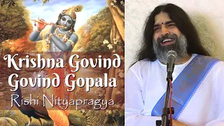 Krishna Govind Govind Gopala/ Narayan Narayan - Rishi Nityapragya at Sumeru Sandhya, Faridabad