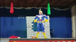 All Might Cosplay Performance