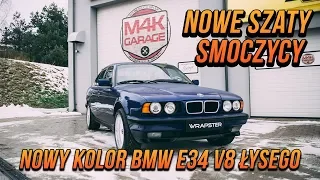 Nowe szaty smoczycy. Nowy kolor BMW e34 v8 Łysego