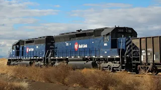 *RARE* Montana Rail Link SD45 in the wild! 10/7/2018 // Trinity Rail Productions