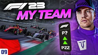 F1 23 MyTeam #09 : C'EST LE CHAOS SOUS LA PLUIE !!!