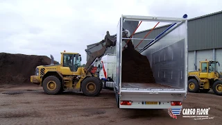 Loading & unloading potting soil