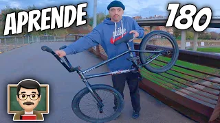 Como hacer 180 y Half Cab 🔄 Clase de BMX #6