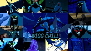 All bigg chill transformations in all Ben 10 series