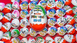 Yummy Big KinderSurprise Egg Toys Opening l A Lot Of Kinder Joy Eggs l ASMR