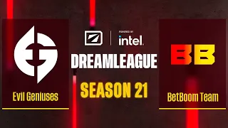 Dota2 - Evil Geniuses vs BetBoom Team - Game 2 - DreamLeague Season 21 - Group B