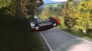 RBR Huge crash Lancer evo 9