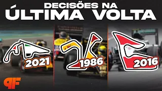 12 CORRIDAS DECIDIDAS NA ÚLTIMA VOLTA NA FÓRMULA 1 - Primeira Fila F1