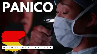 PISTOLA e panico in OSPEDALE ad Aachen 🇩🇪