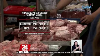 Presyo ng karneng baboy, tumaas sa ilang pamilihan | 24 Oras