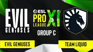 CS:GO - Evil Geniuses vs. Team Liquid [Inferno] Map 3 - ESL Pro League Season 11 - Group C