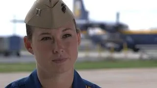 Blue Angels' first female pilot takes flight