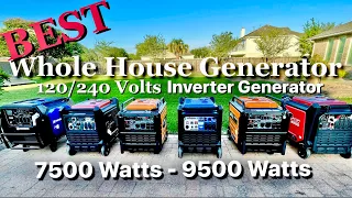 Best Whole House Backup Inverter 120V / 240V Generator Review (7500w - 9500w)