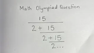 U.S Math Olympiad Question | Nice and Tricky