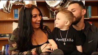Watch baby Julian hear for the first time