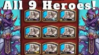 Highkeeper Ra with ALL 9 Heroes! Mogu Cultist OTK Combo Bonanza! [Hearthstone Compilation]