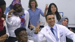 Refugee educates future generation of doctors