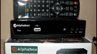 Обзор цифрового эфирного DVB T2 ресивера ► Alphabox T22